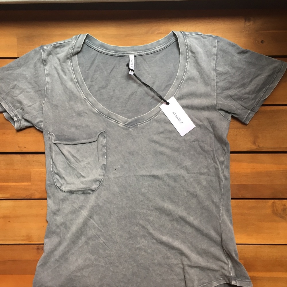 Z Supply Sleek V-Neck Tee